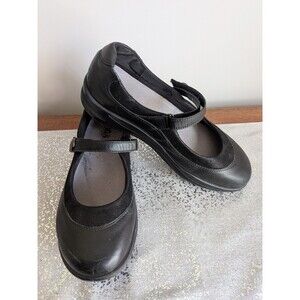 SAS Orthopedic Shoes Women 11 W Black Step Out Mary Jane Comfort Walking Flats